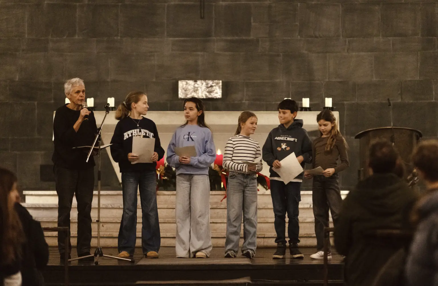 Klosterschule vom Hl Grab Adventsgottesdienst 1