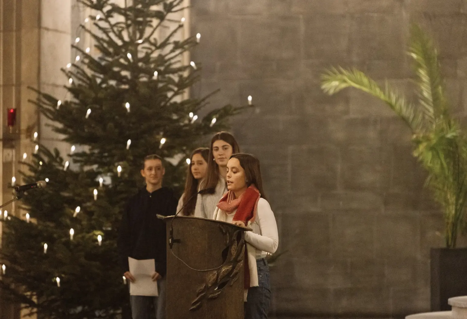 Klosterschule vom Hl Grab Adventsgottesdienst 2