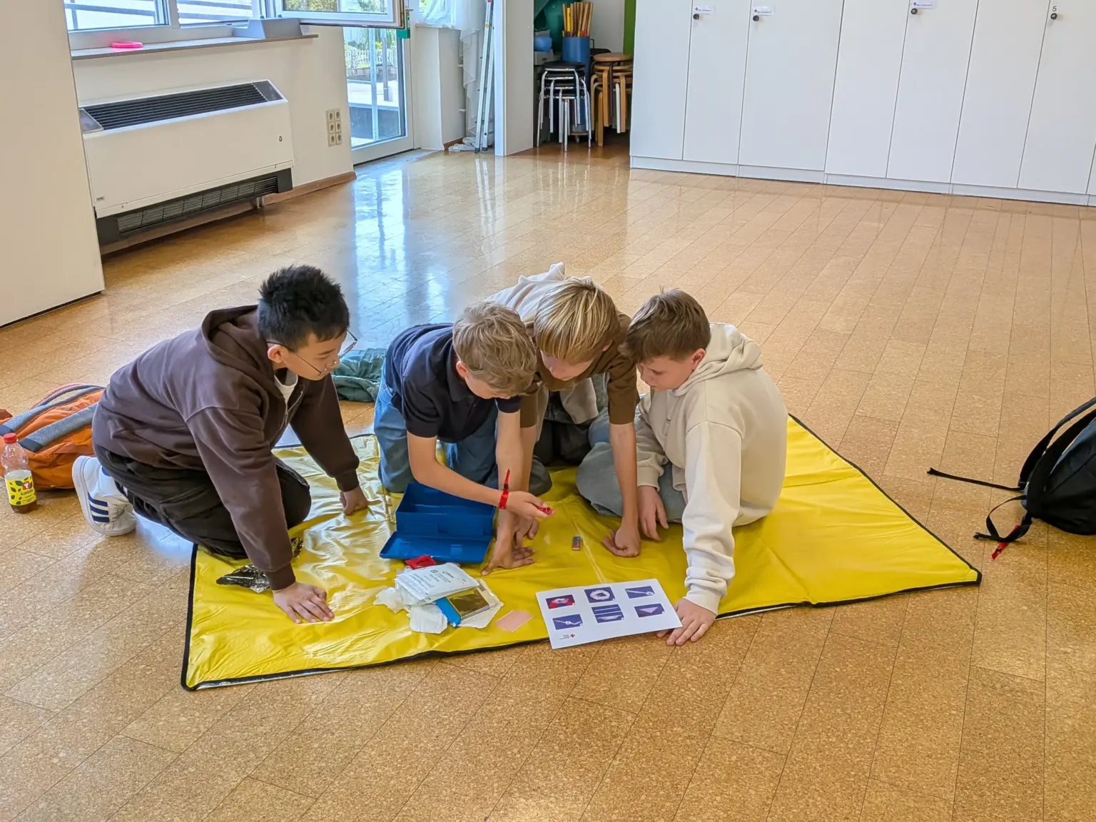 Klosterschule vom Hl Grab DRK Besuch 1