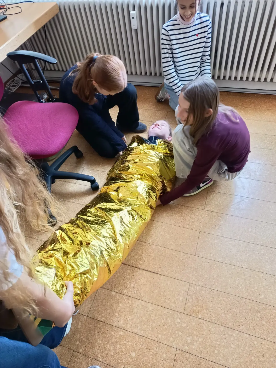 Klosterschule vom Hl Grab DRK Besuch 8