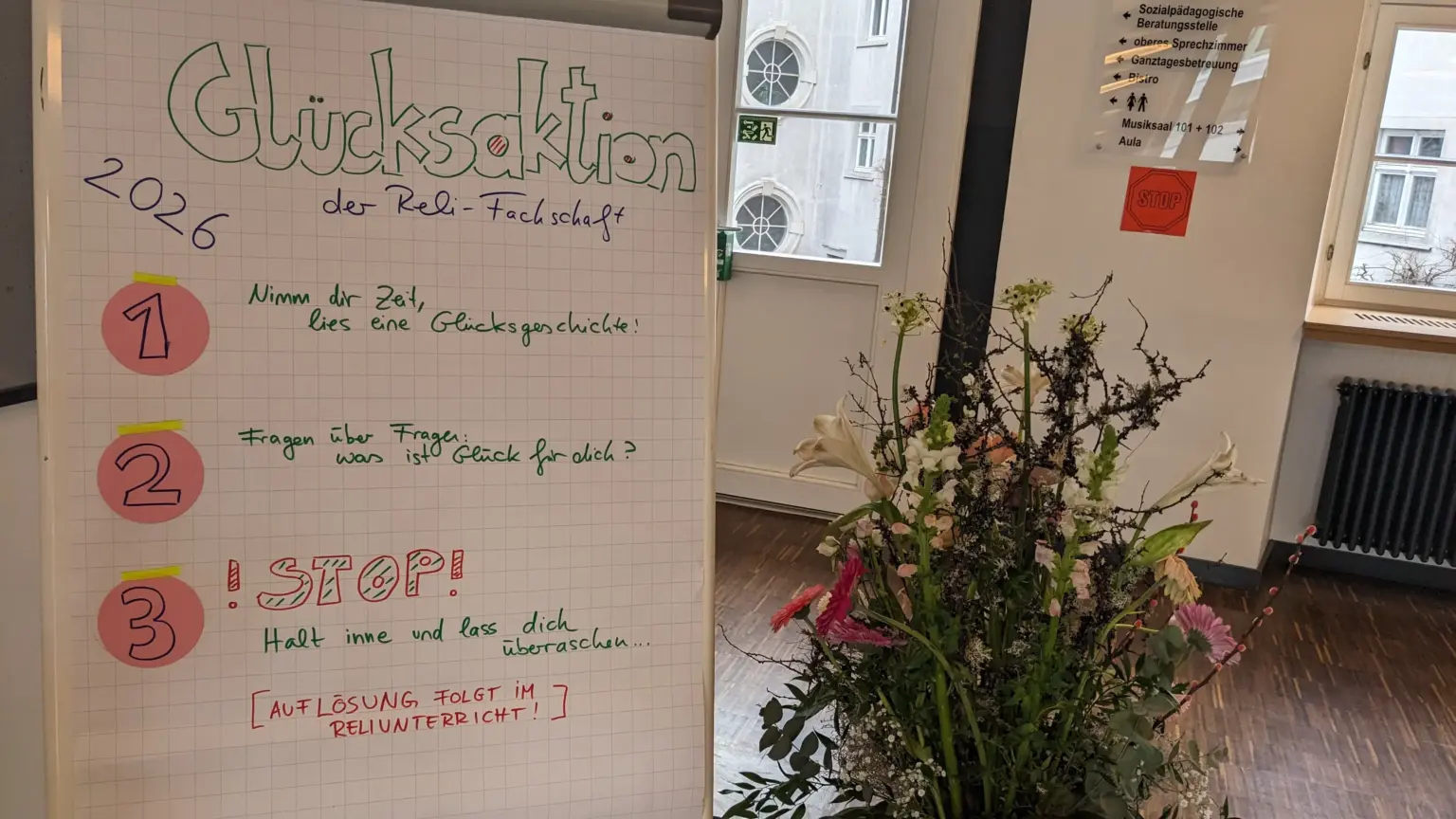 Klosterschule vom Hl Grab Glücksaktion 1