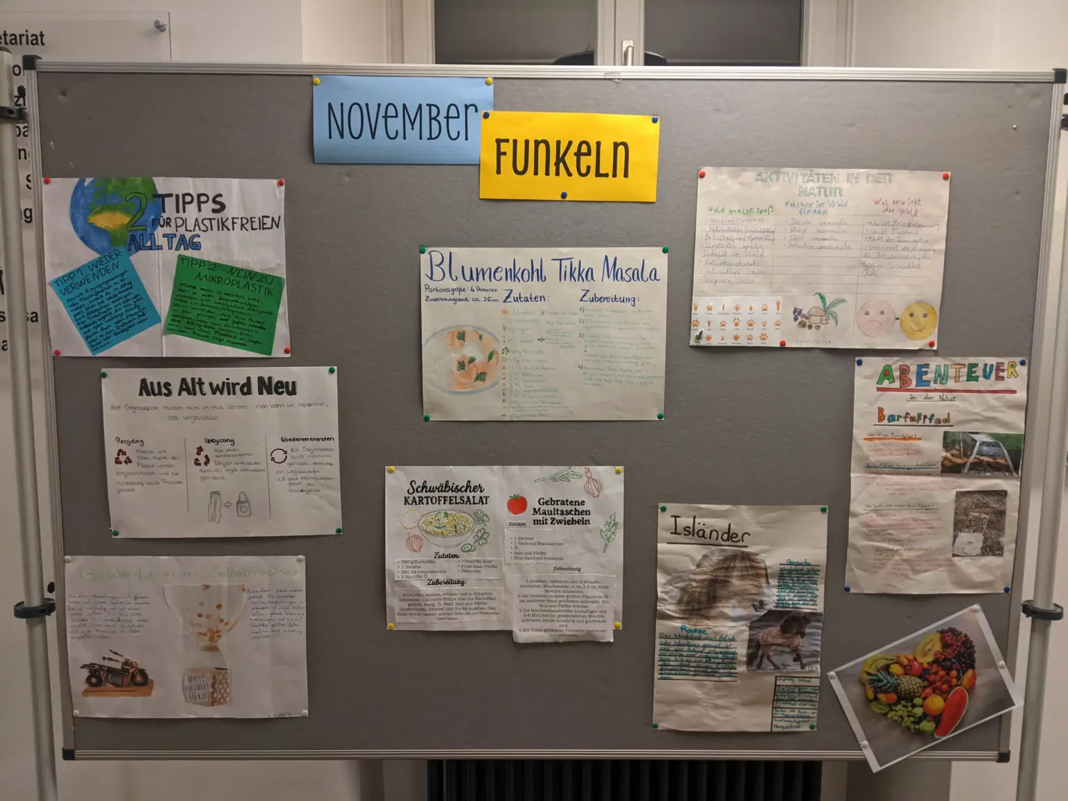 Klosterschule vom Hl Grab MonatsaktionNovember 2