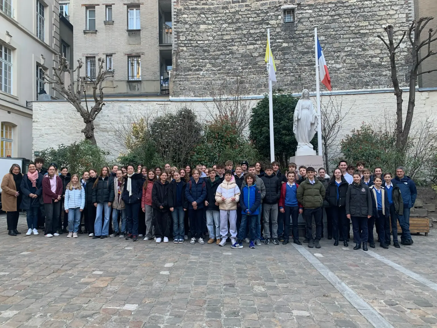 Klosterschule vom Hl Grab Paris Austausch 1