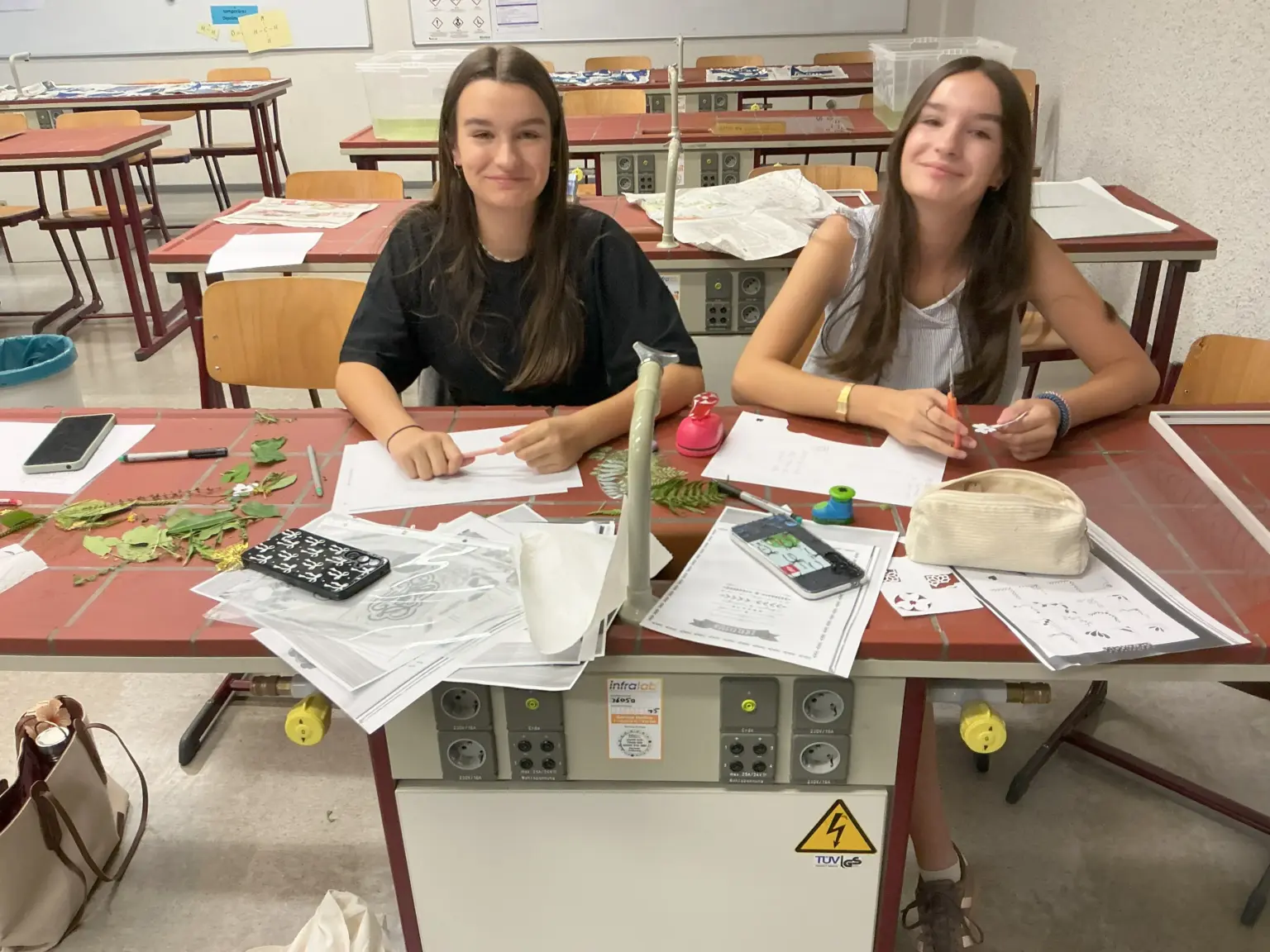 Klosterschule vom Hl Grab Projekt Cyanotypie 5
