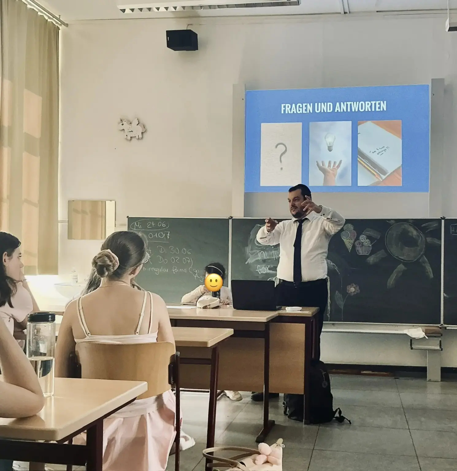 Klosterschule vom Hl Grab Rabbiner Besuch 2