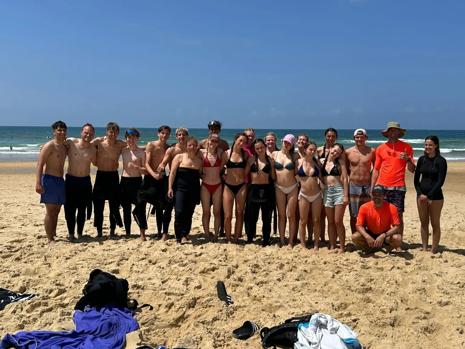 Klosterschule vom Hl Grab StudienfahrtWellenreiten 4