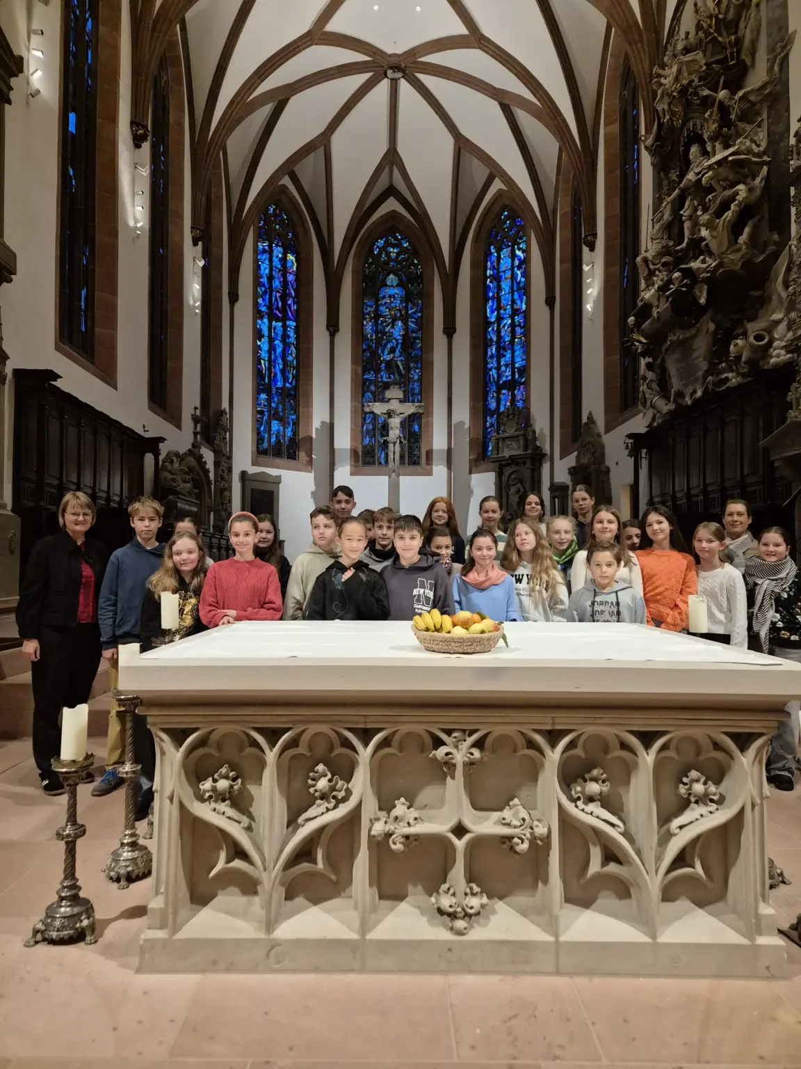 Klosterschule vom Hl Grab Stufengottesdienst 1