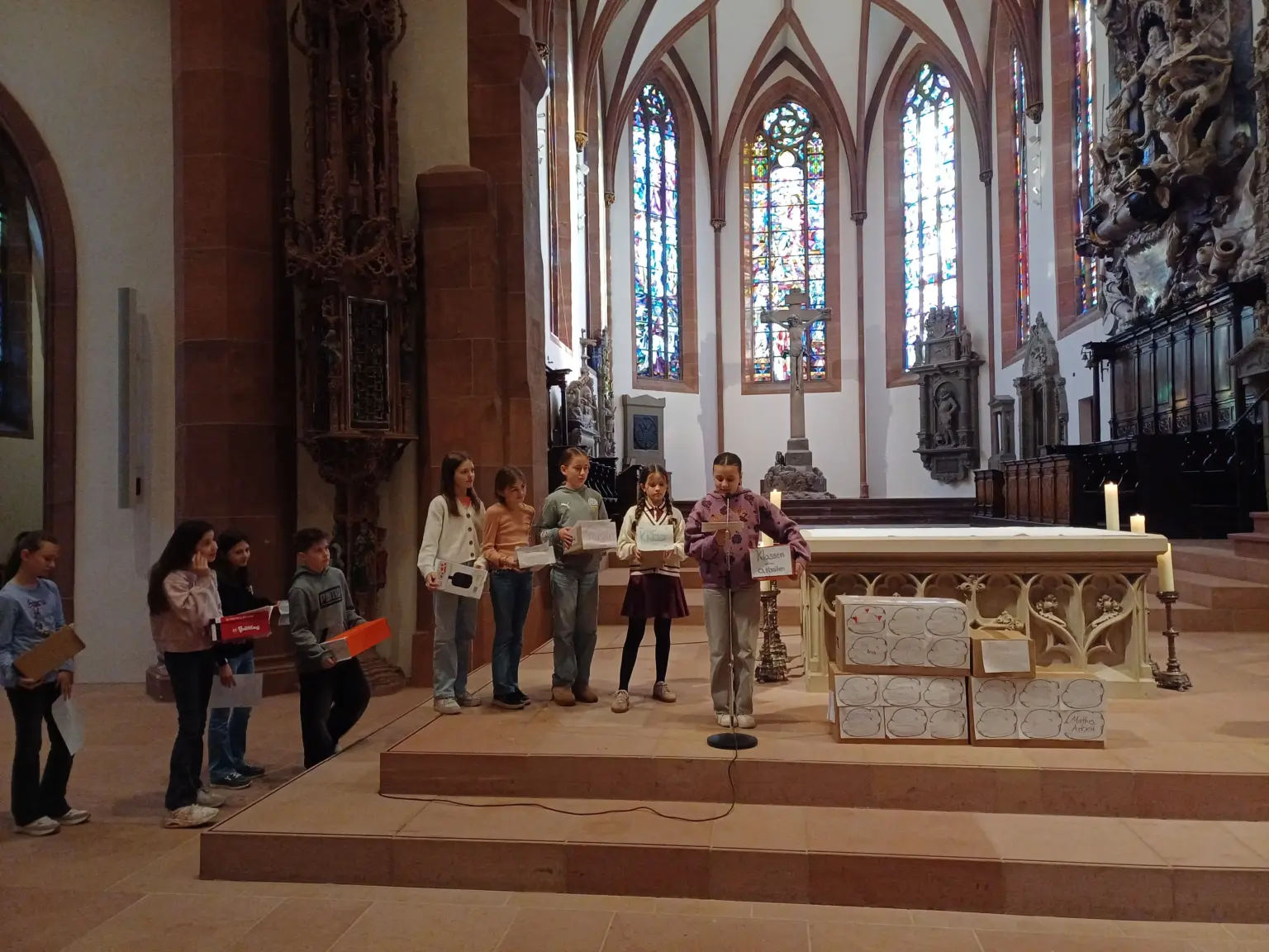 Klosterschule vom Hl Grab StufengottesdiensteMärz 1