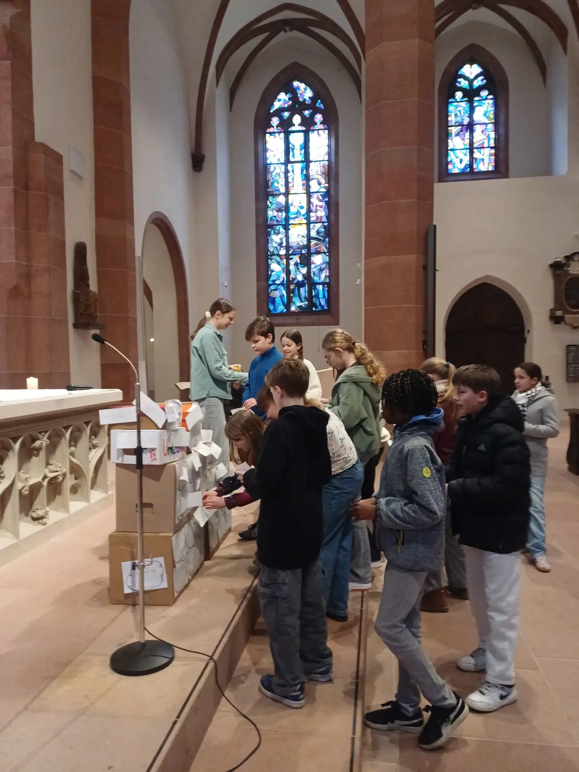 Klosterschule vom Hl Grab StufengottesdiensteMärz 2