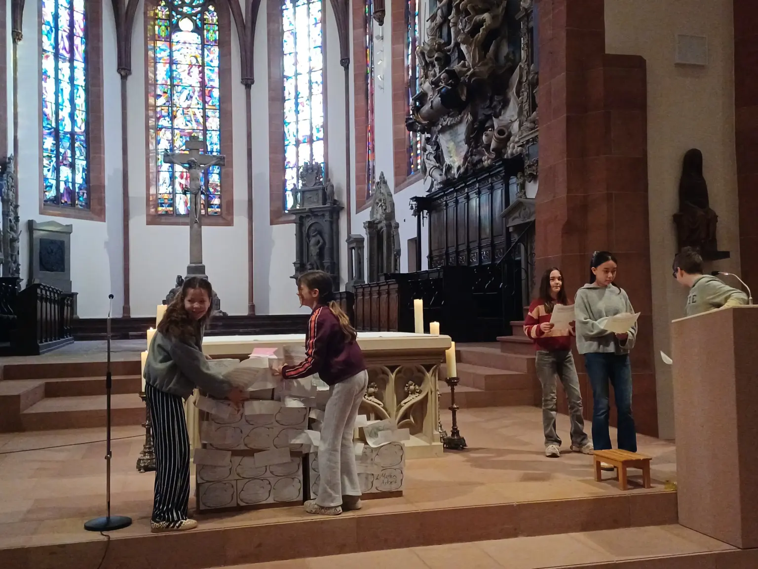 Klosterschule vom Hl Grab StufengottesdiensteMärz 3