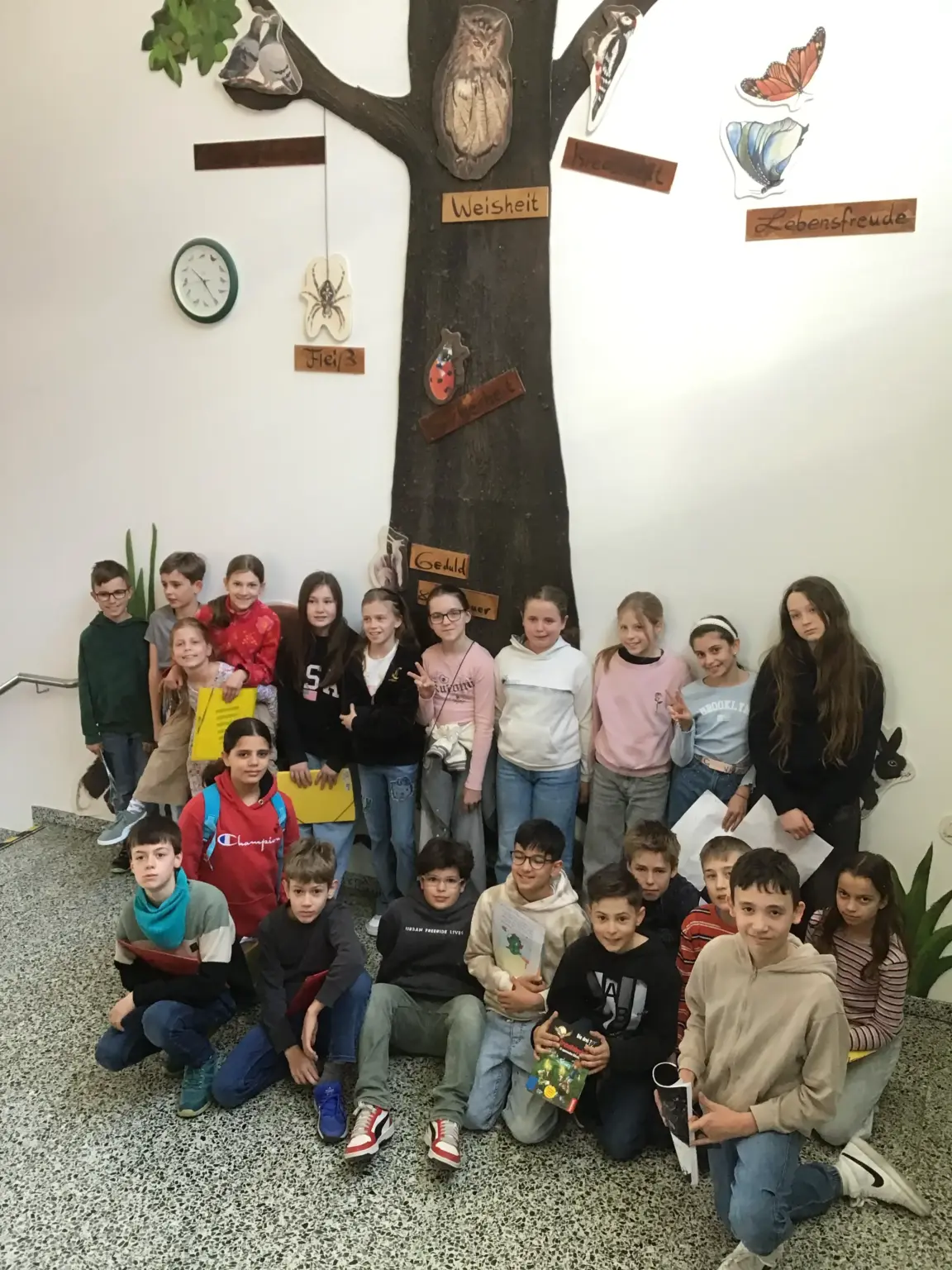 Klosterschule vom Hl Grab Vorleseaktion 1