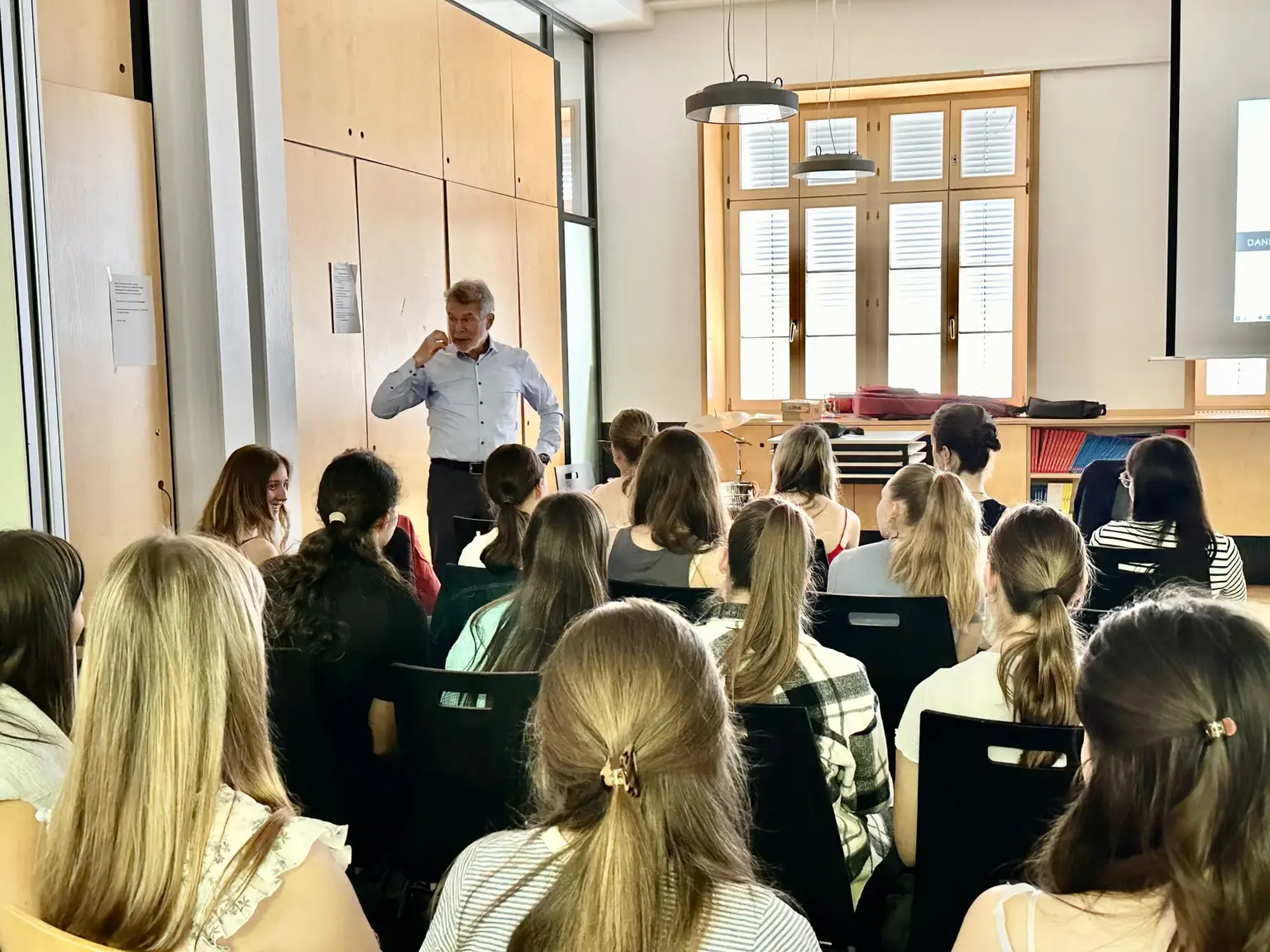 Klosterschule vom Hl Grab ZeitzeugenvortragAbraham 2