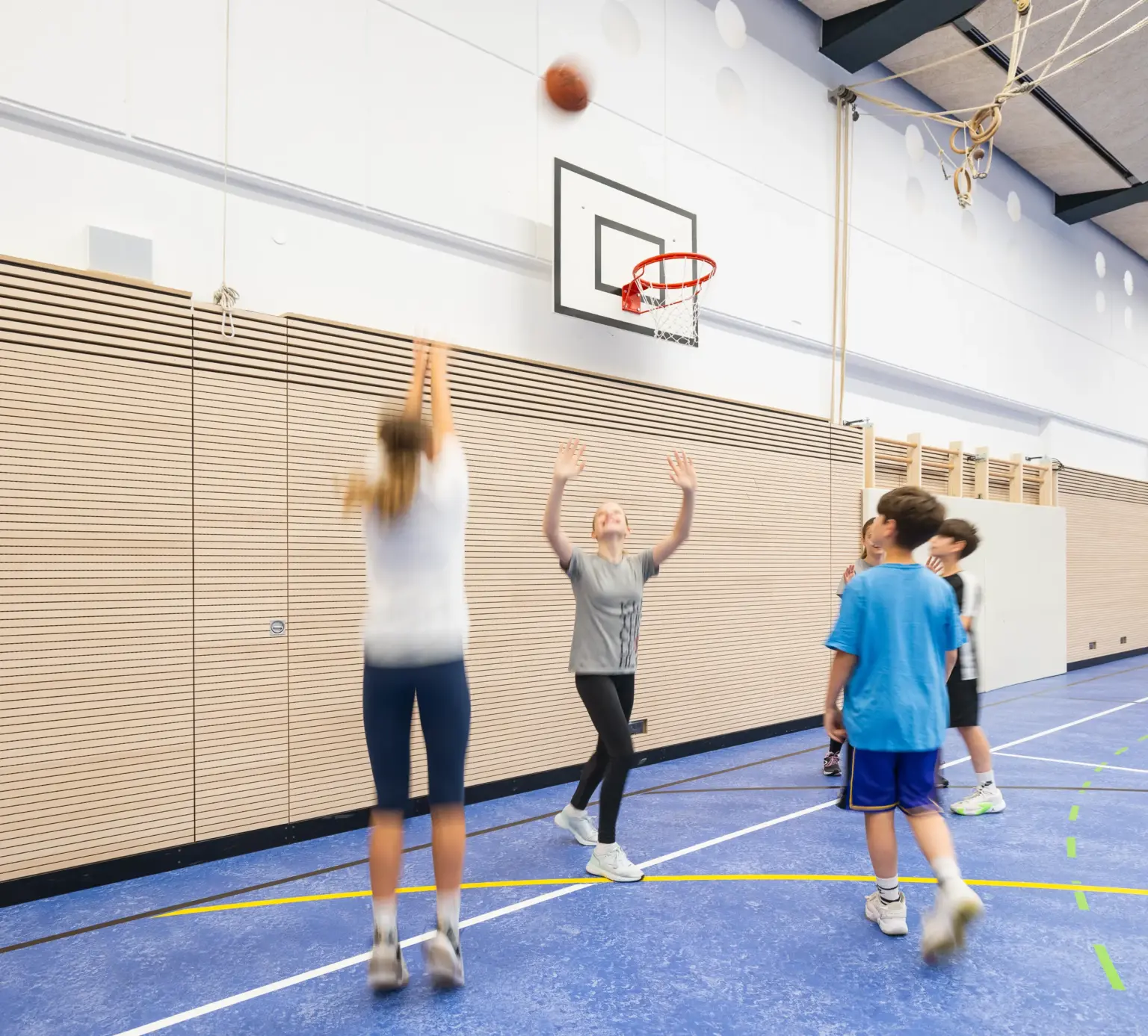 Klosterschule vom hl. Grab 5477 Ballsport Basketball