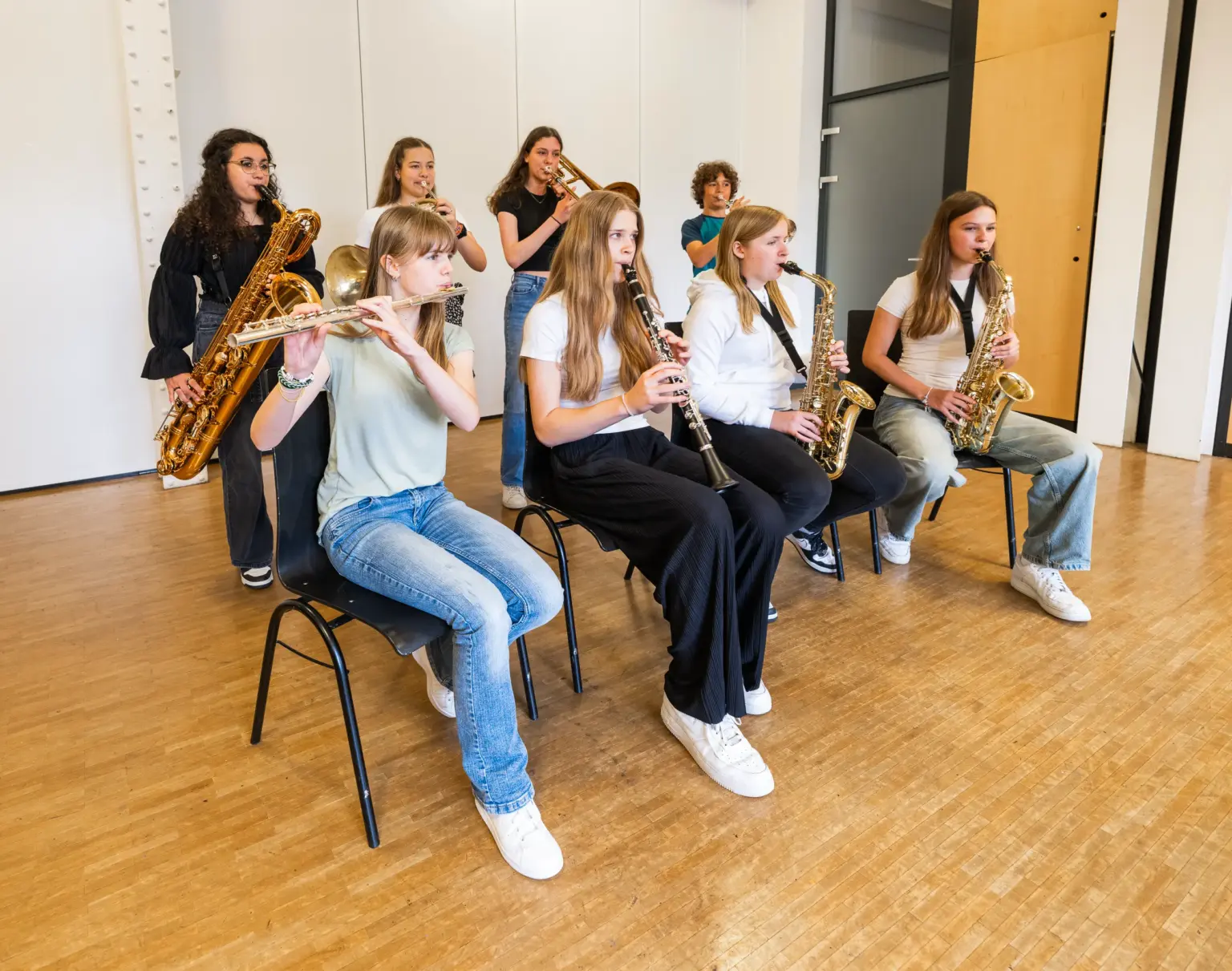 Klosterschule vom hl. Grab 5717 Musik Blasinstrumente