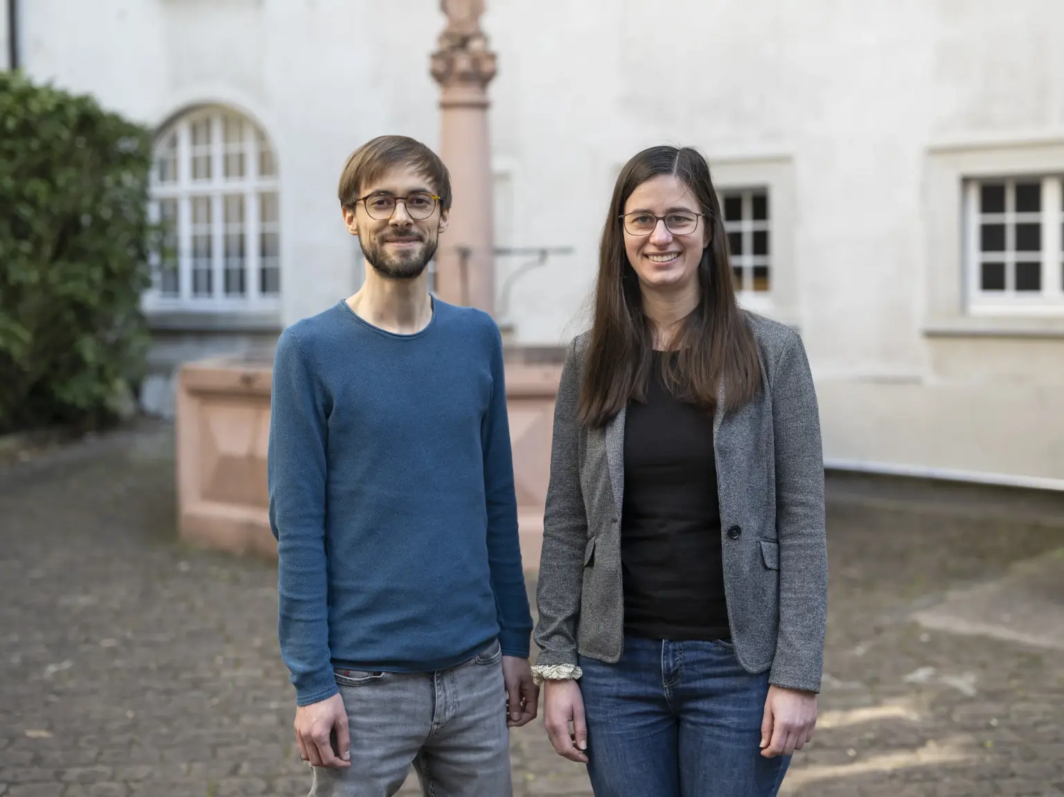 Klosterschule vom hl. Grab 9846 Schulleitungsteam Innenhof