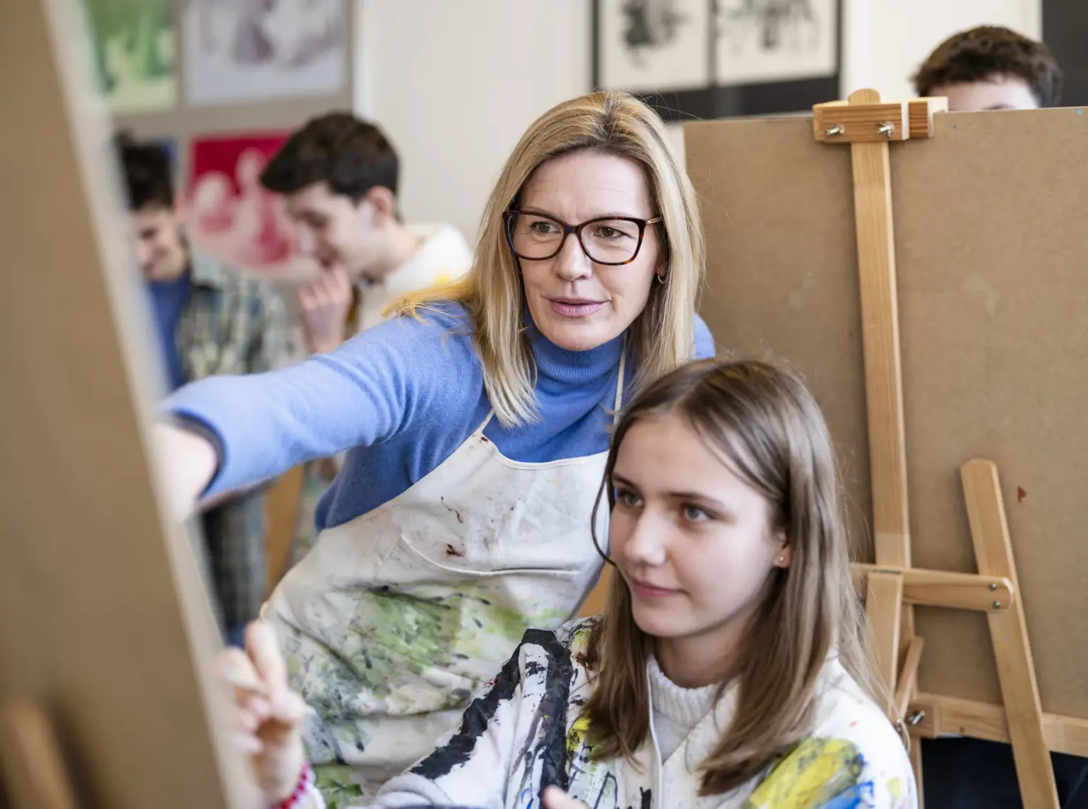 Klosterschule vom hl. Grab 9922 Kunst Unterricht